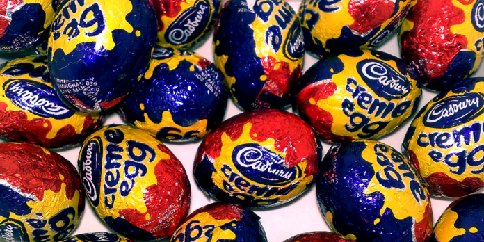 Creme eggs