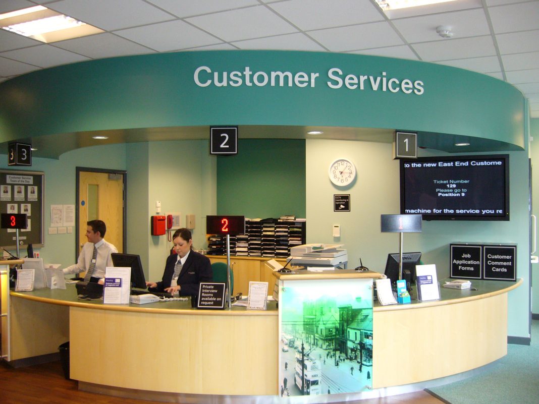 Customer Service Sign