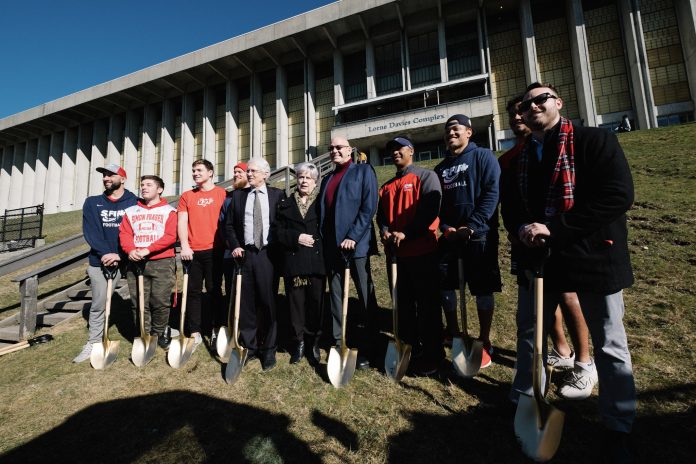 stadium groundbreaking