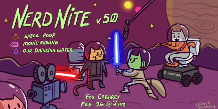 Nerd Nite Illustration: Armin Mortazavi / Nerd Nite Vancouver