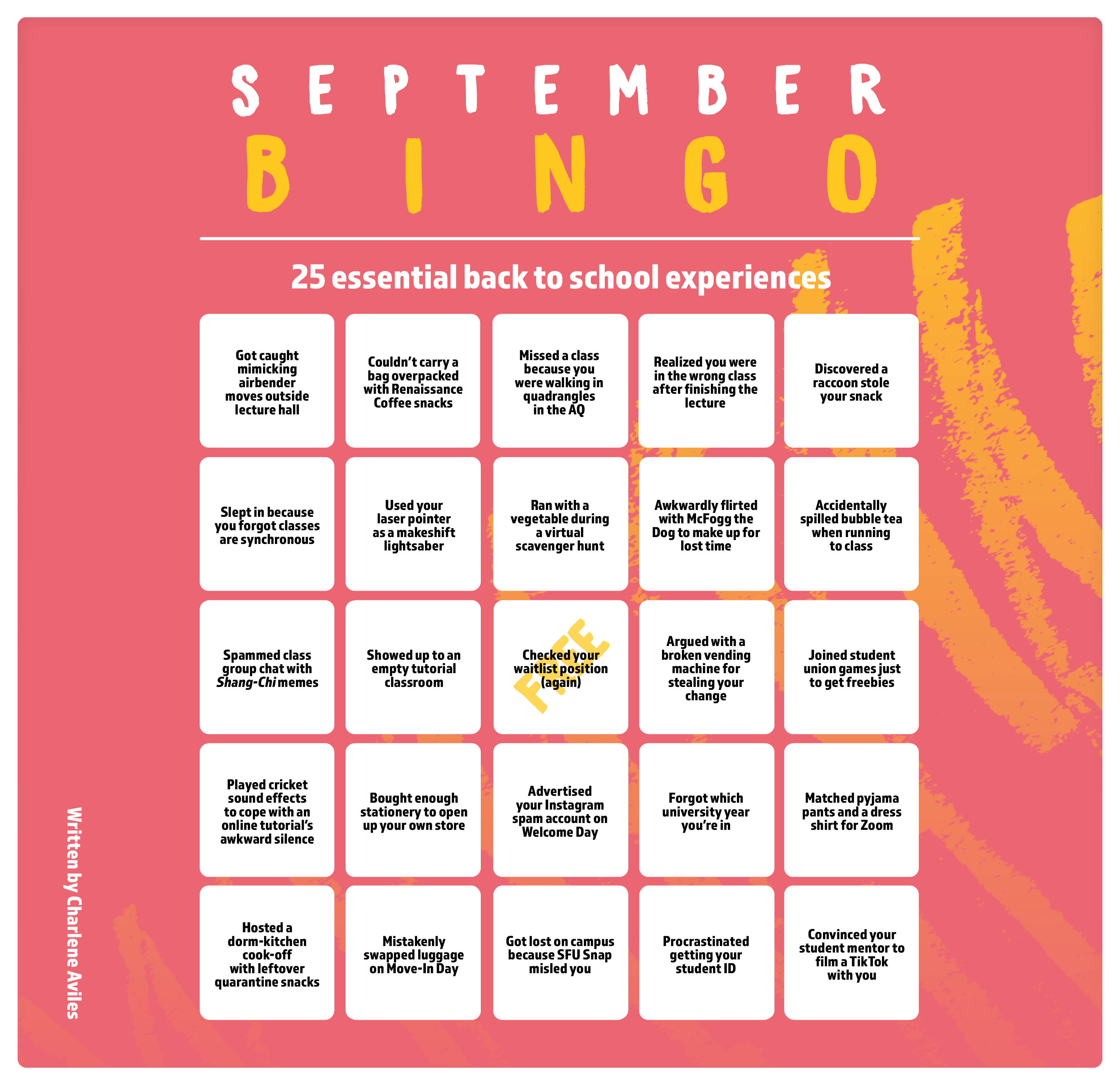 QUIZBINGO-SIPAT 2022 Bingo Card