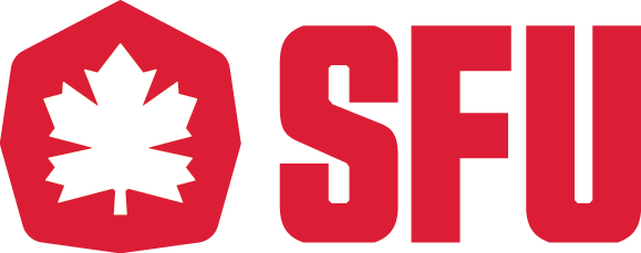 Photo of the SFU logo next to 