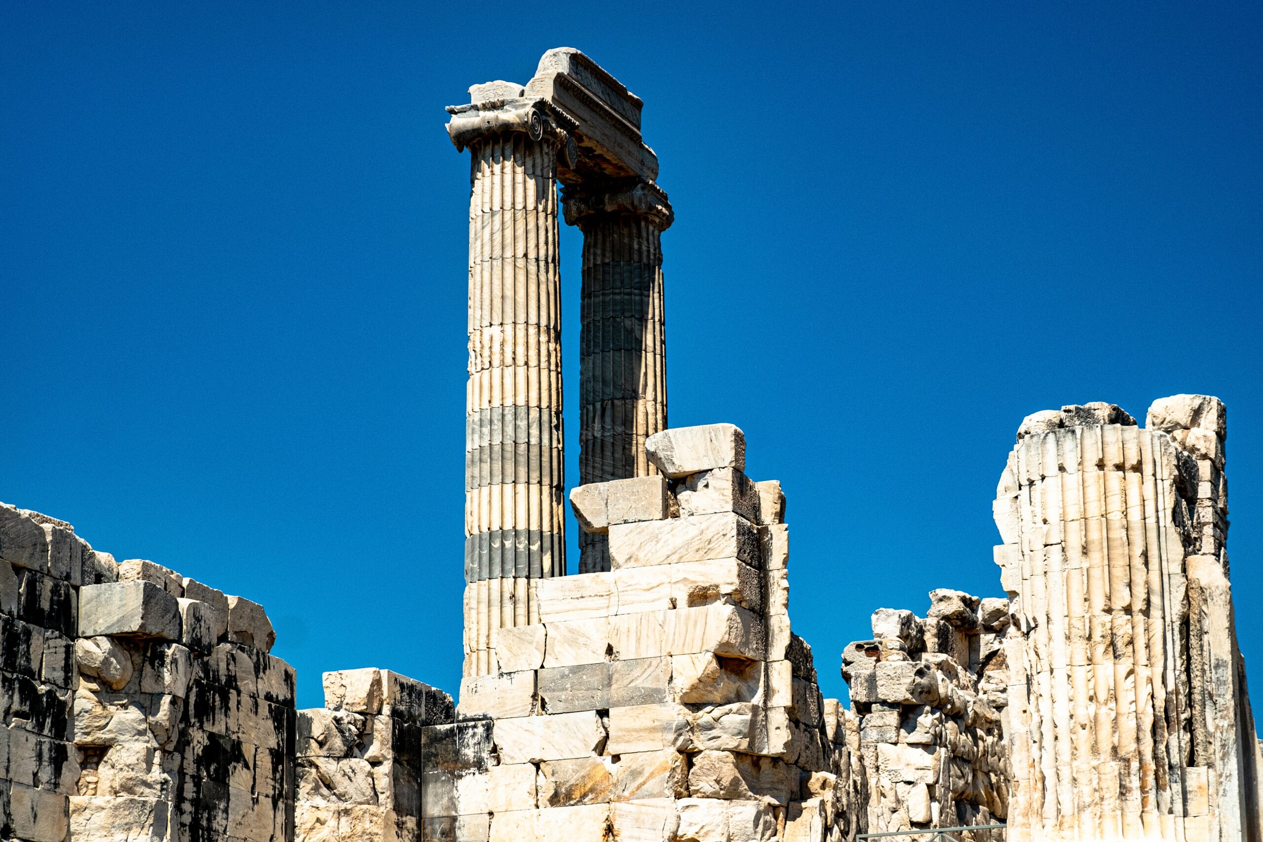 Ruins of an ancient greek pantheon