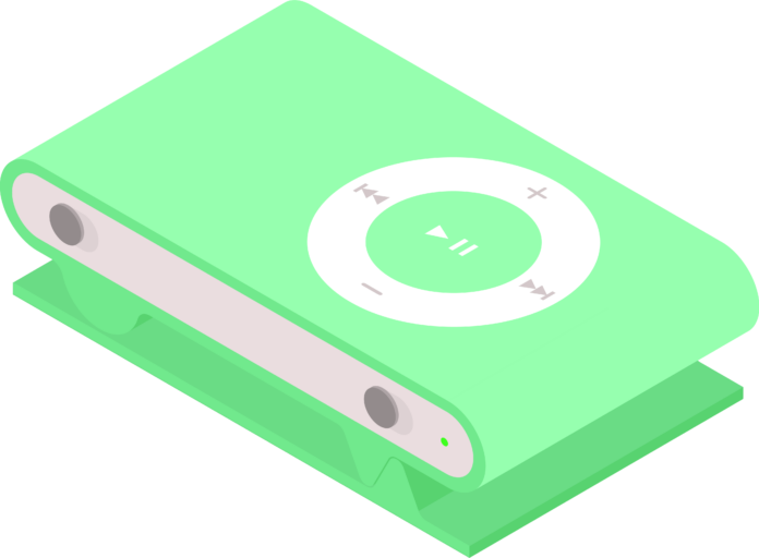 AlyssaUmbal_ipodshuffle - Copy Illustration vector of a mint green iPod Shuffle.