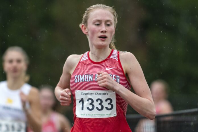 photo of Prangley mid-race.