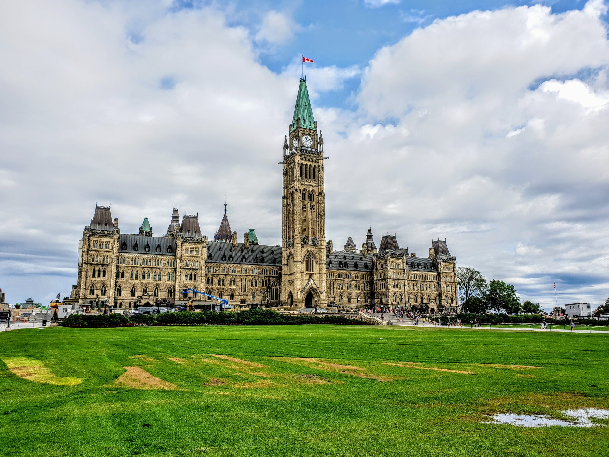 This is a photo of Capitol Hill in Ottawa.