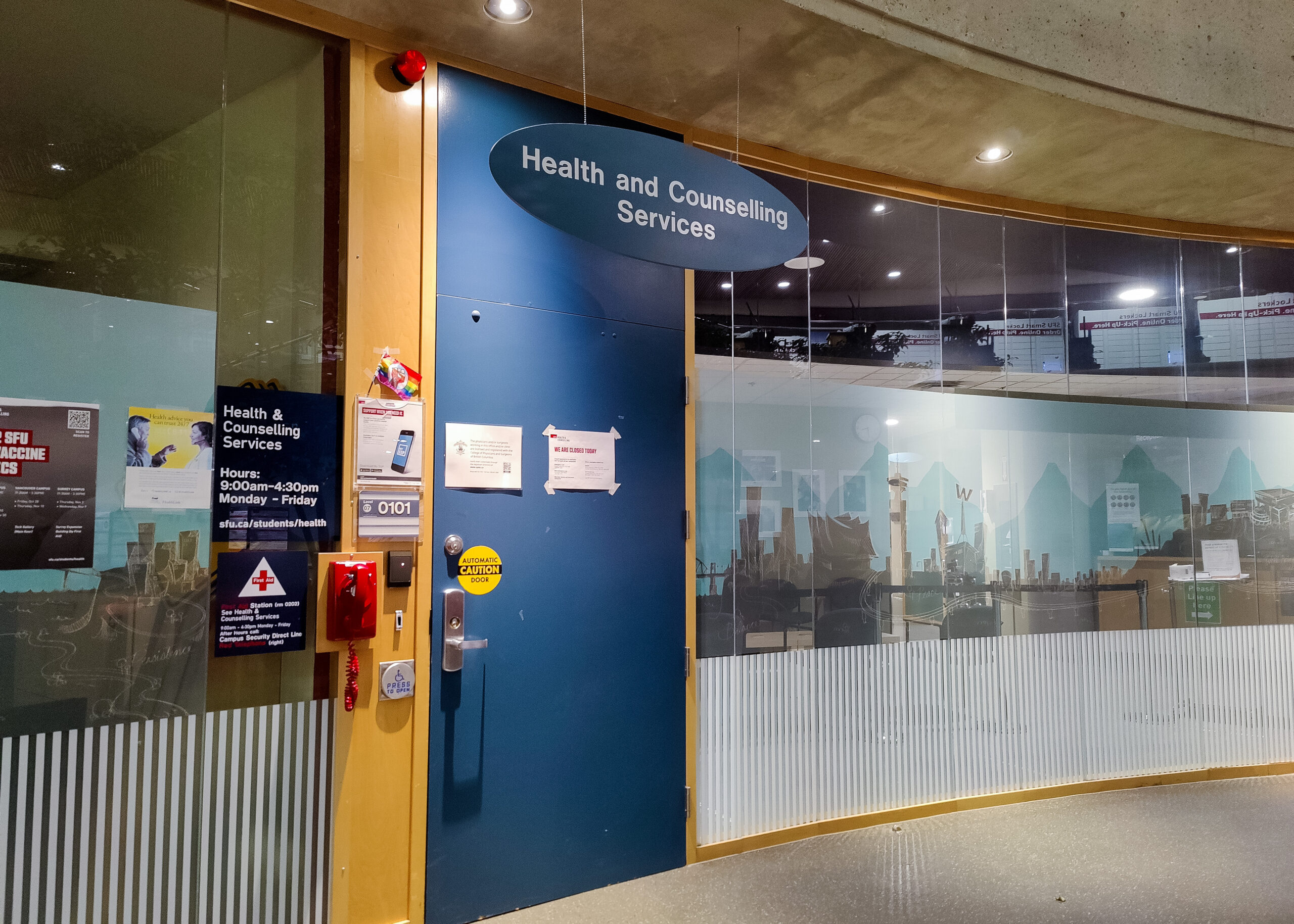 SFU’s health and counseling centre