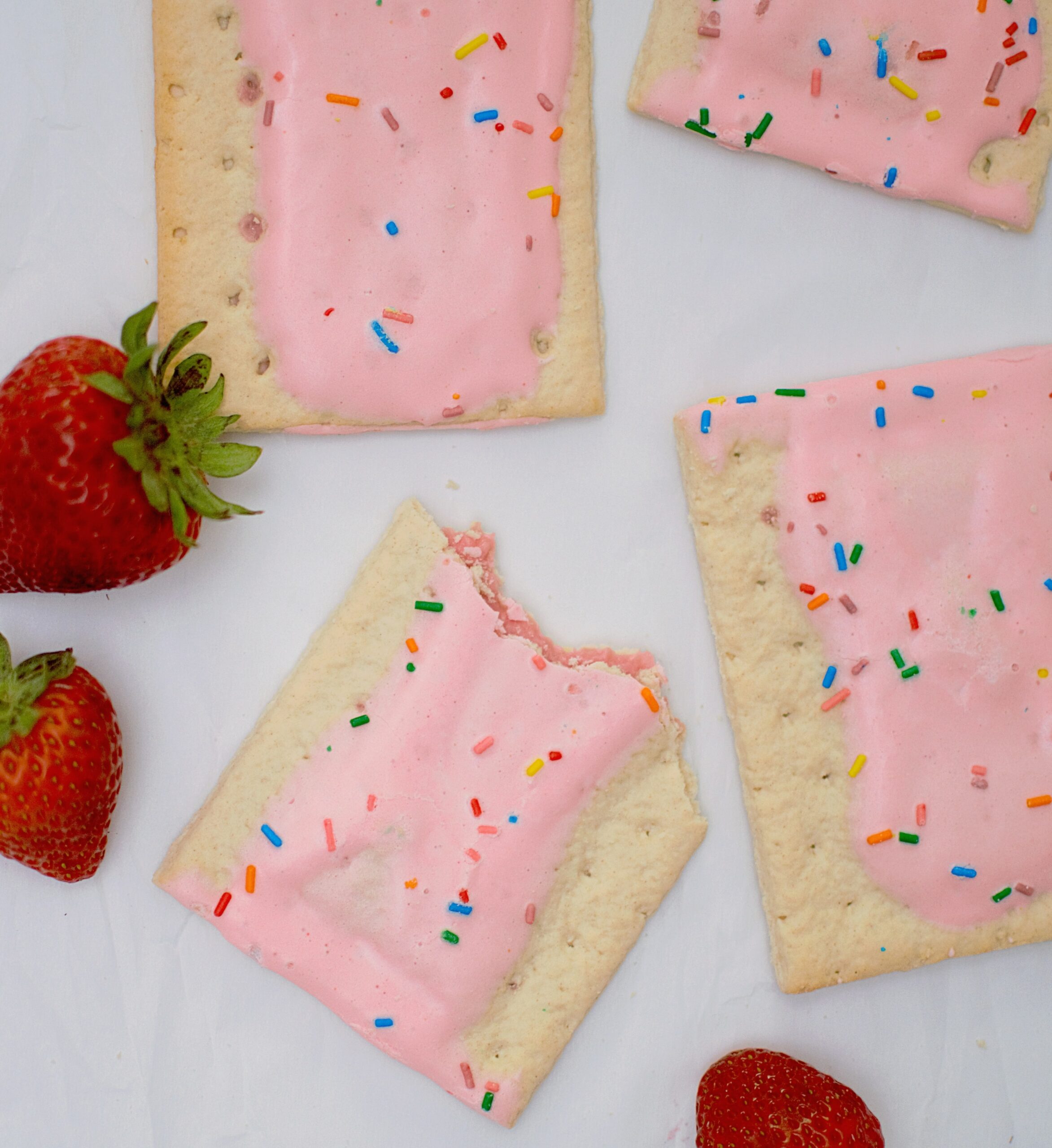 Stock photo of strawberry pop-tarts