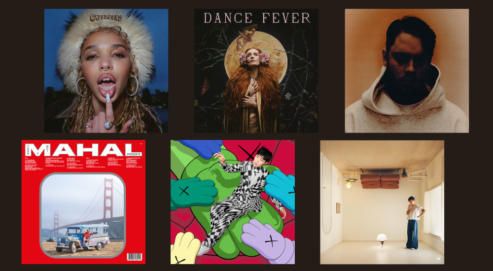 Collage of album covers