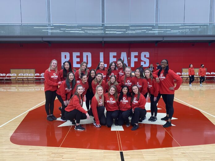 photo of the SFU dance team.