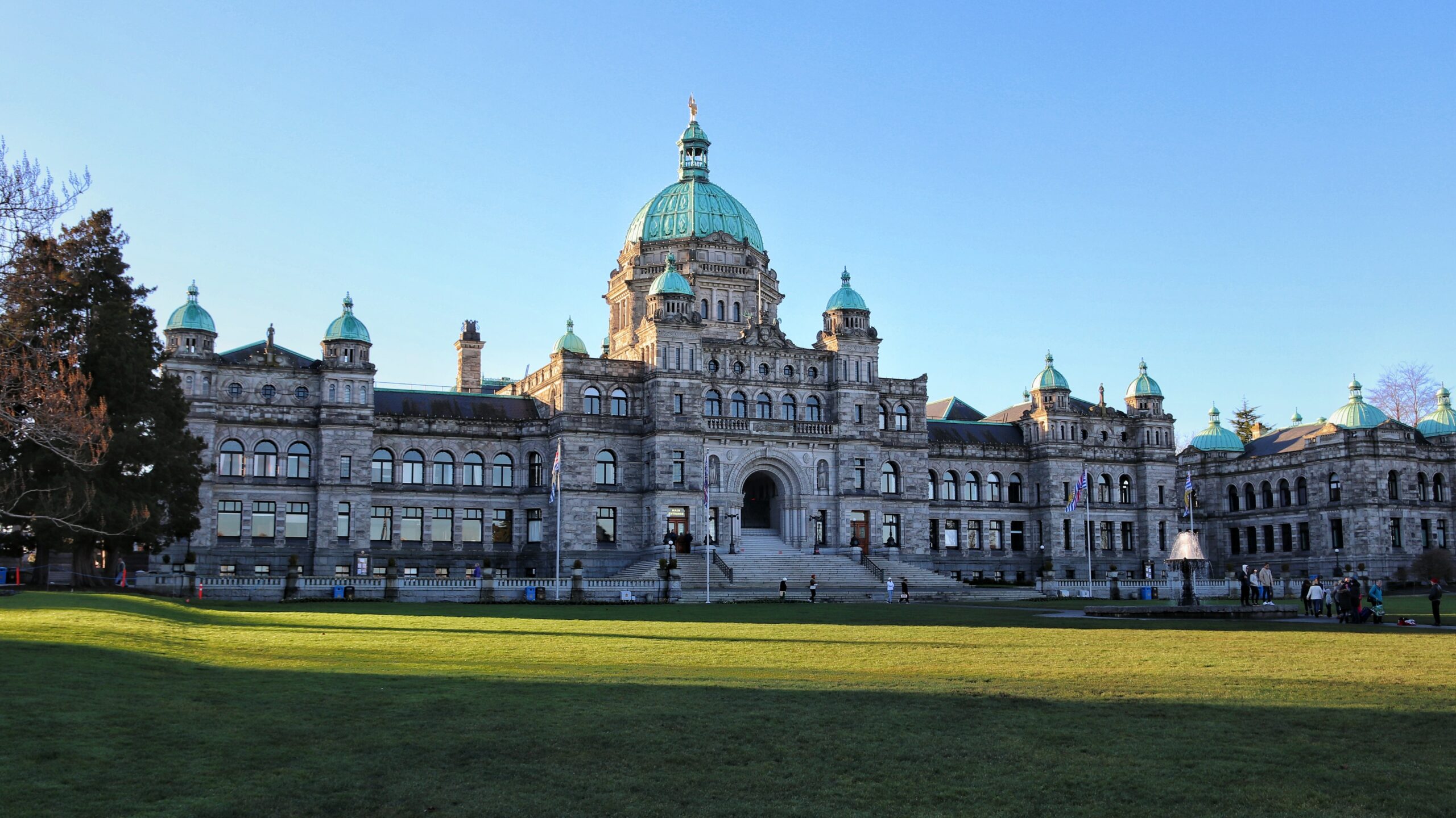This is a photo of the BC parliament building in Victoria BC