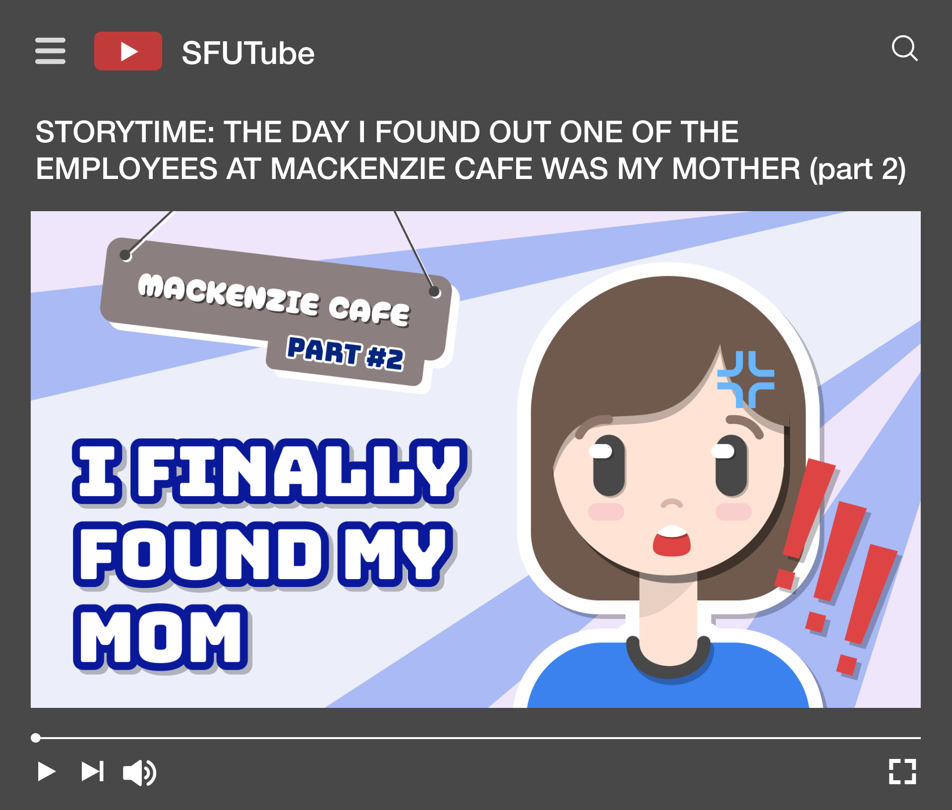 Over-the-top YouTube thumbnail with someone looking shocked. There is text in all caps that reads, “I FINALLY FOUND MY MOM”