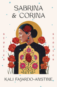 Book cover featuring an illustration of an Indigenous woman surrounded by amber flowers.
