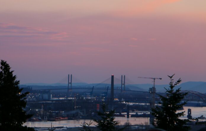 A bridge in Coquitlam