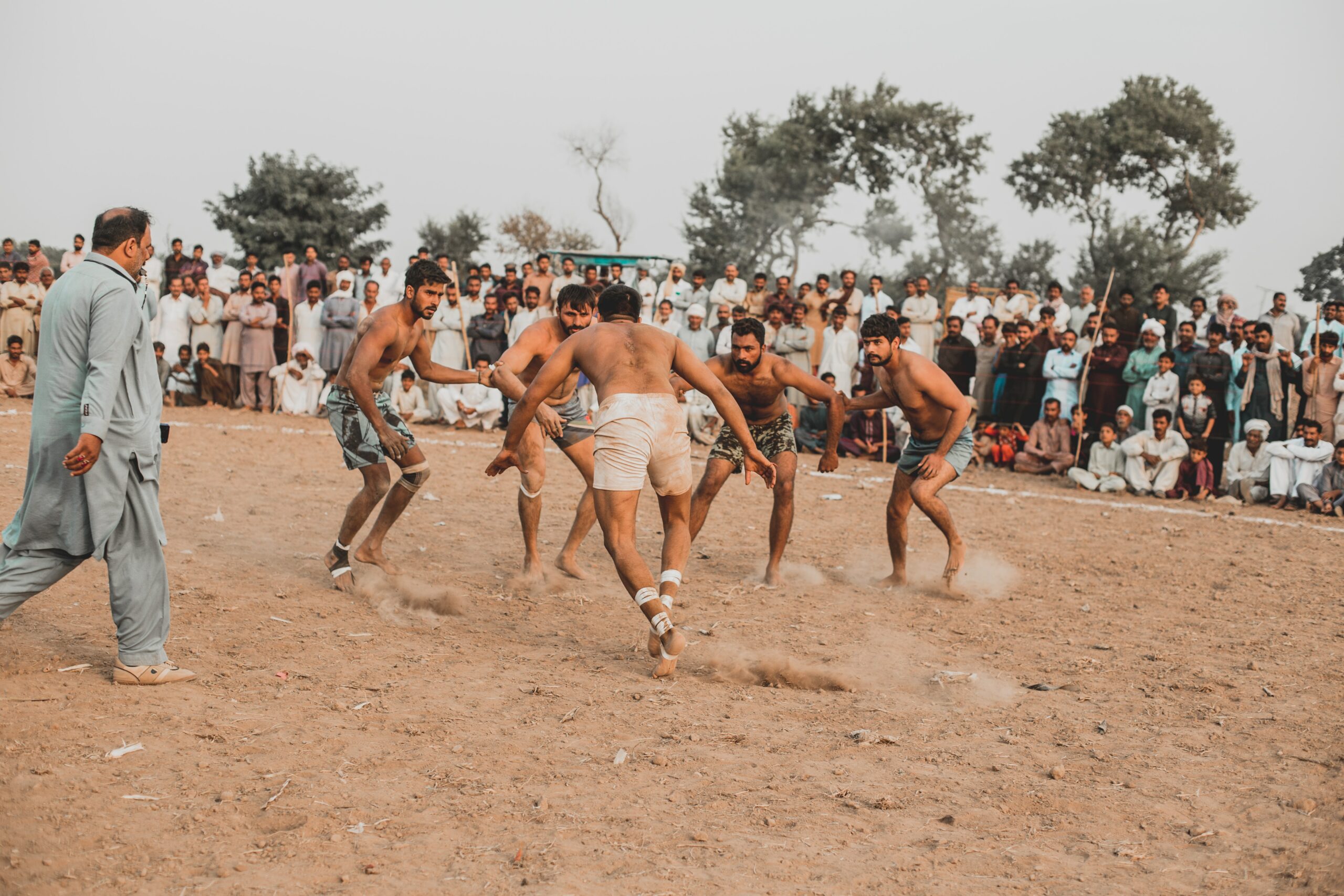 photo of a game of Kabaddi.