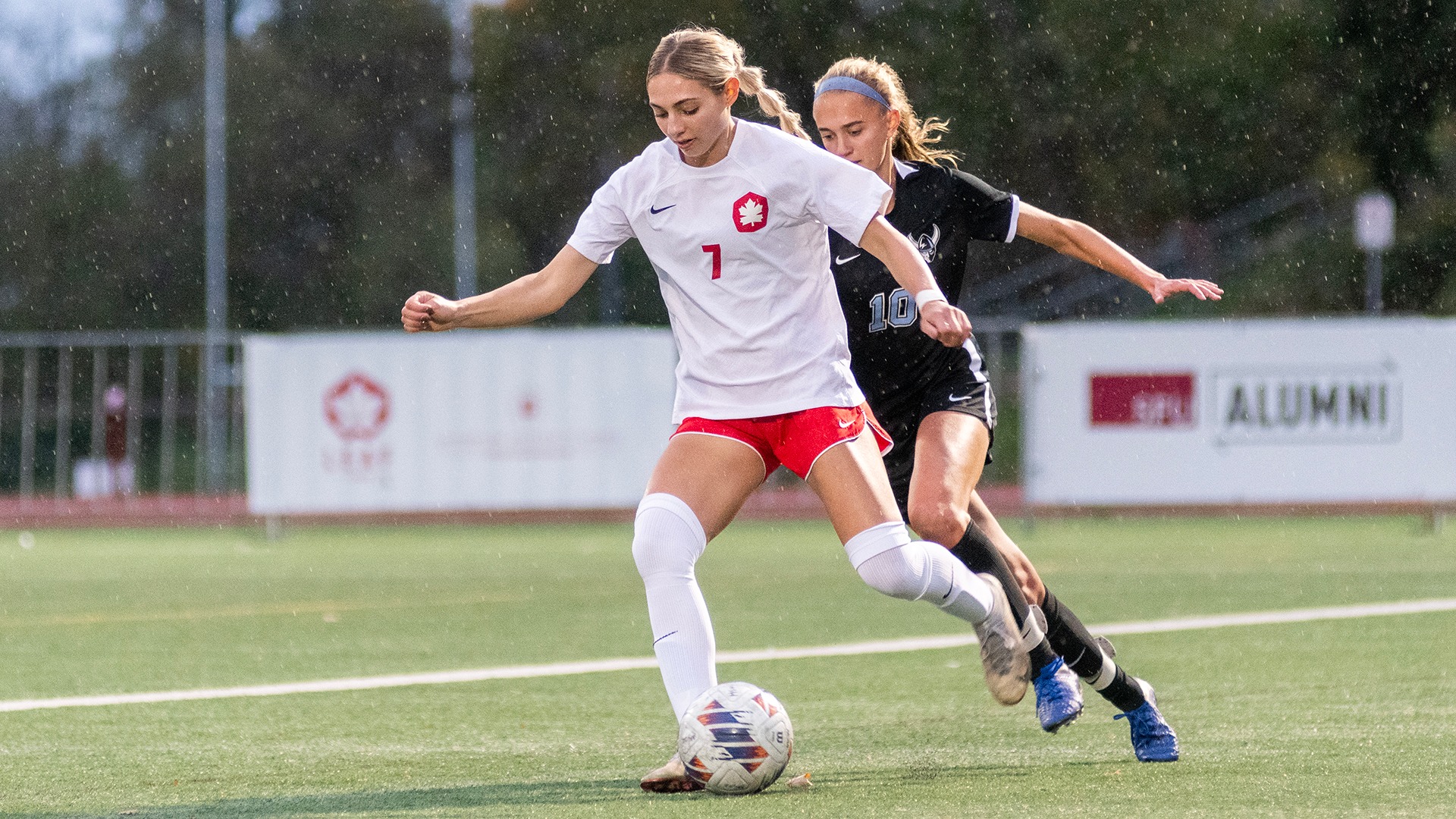 photo of SFU women's soccer game