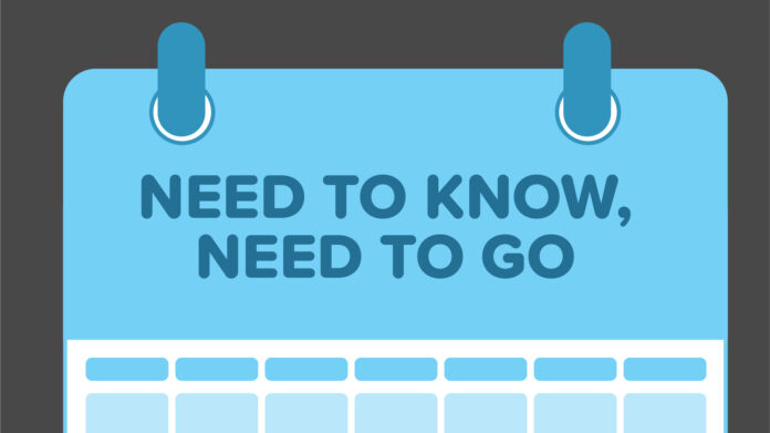 PEAKWEB-Arts-NTKNTG-100 an illustrated calender that says "Need to Know, Need to Go"