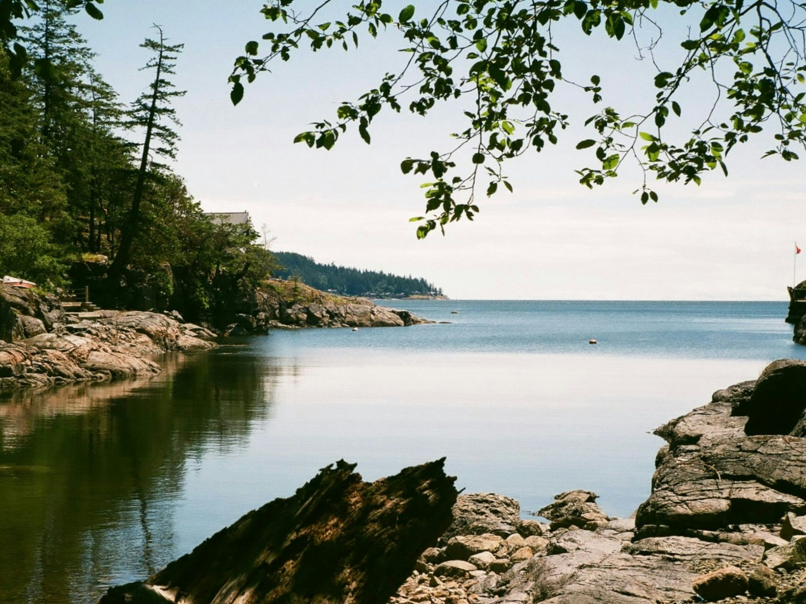 A sunny day on the coast of BC