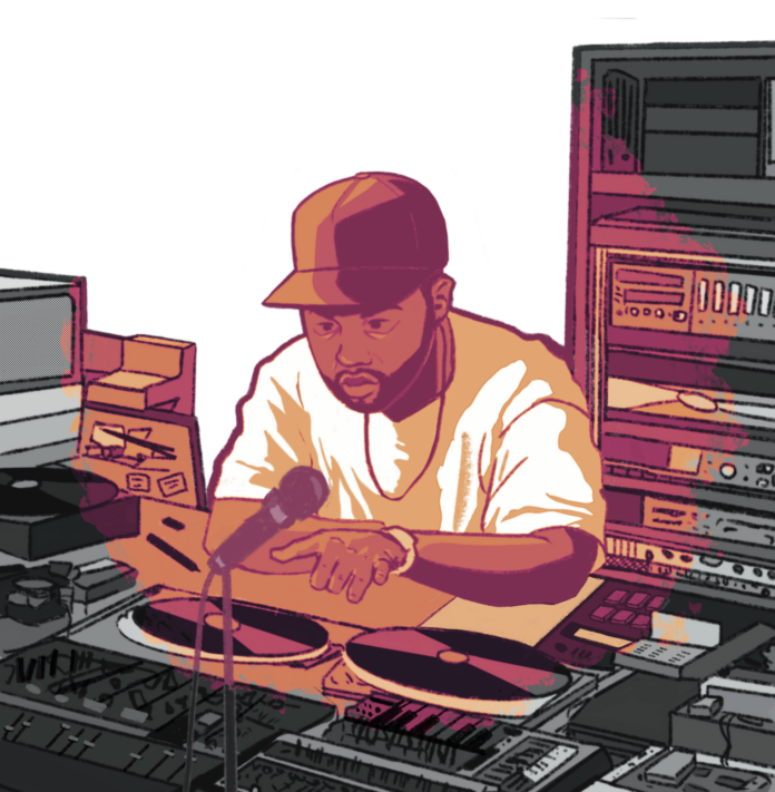 An illustration of J Dila