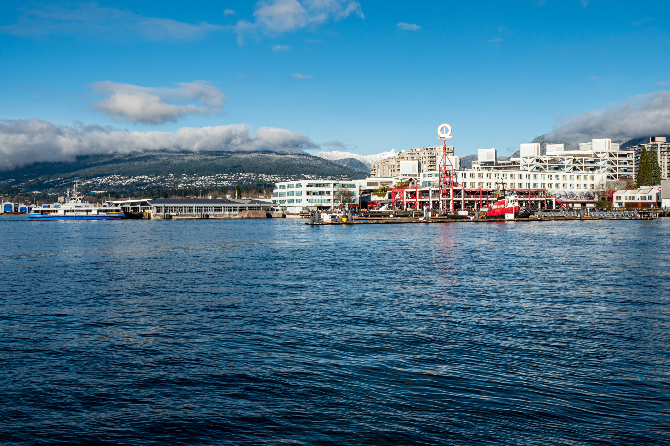 This is a photo of the North Vancouver shoreline.