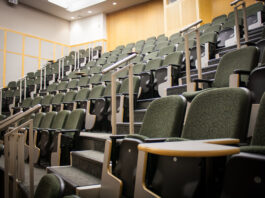 This is a photo of a lecture hall.