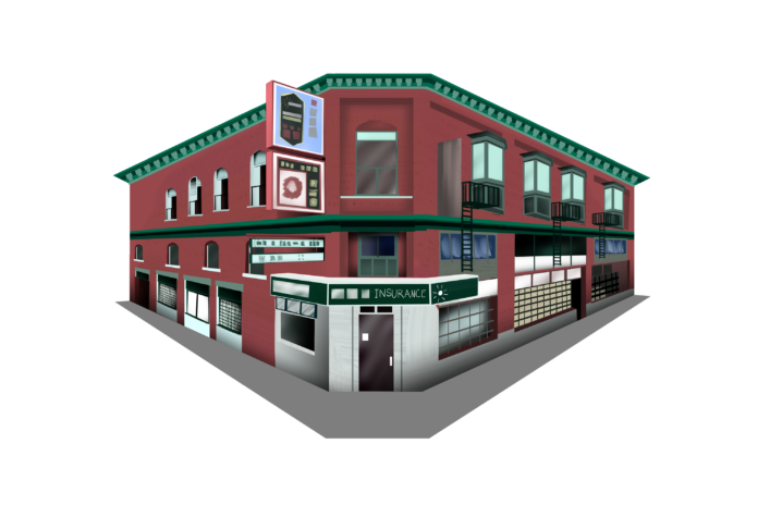 Illustration of a Heritage Building in Vancouver