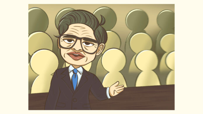 cartoon of Pierre Poilievre