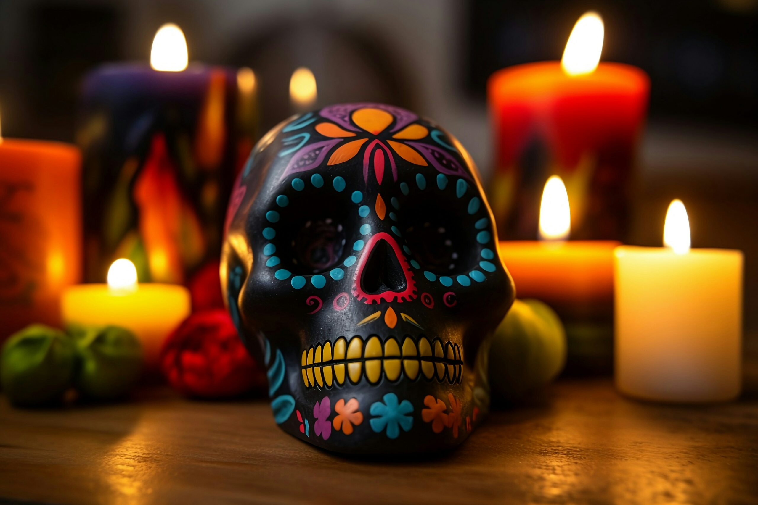 A Día de los Muertos calavera (skull)