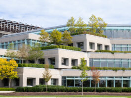 SFU’s Maggie Benson Centre as seen from the sidewalk outside