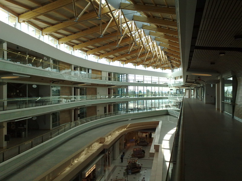 Photo inside SFU Surrey campus