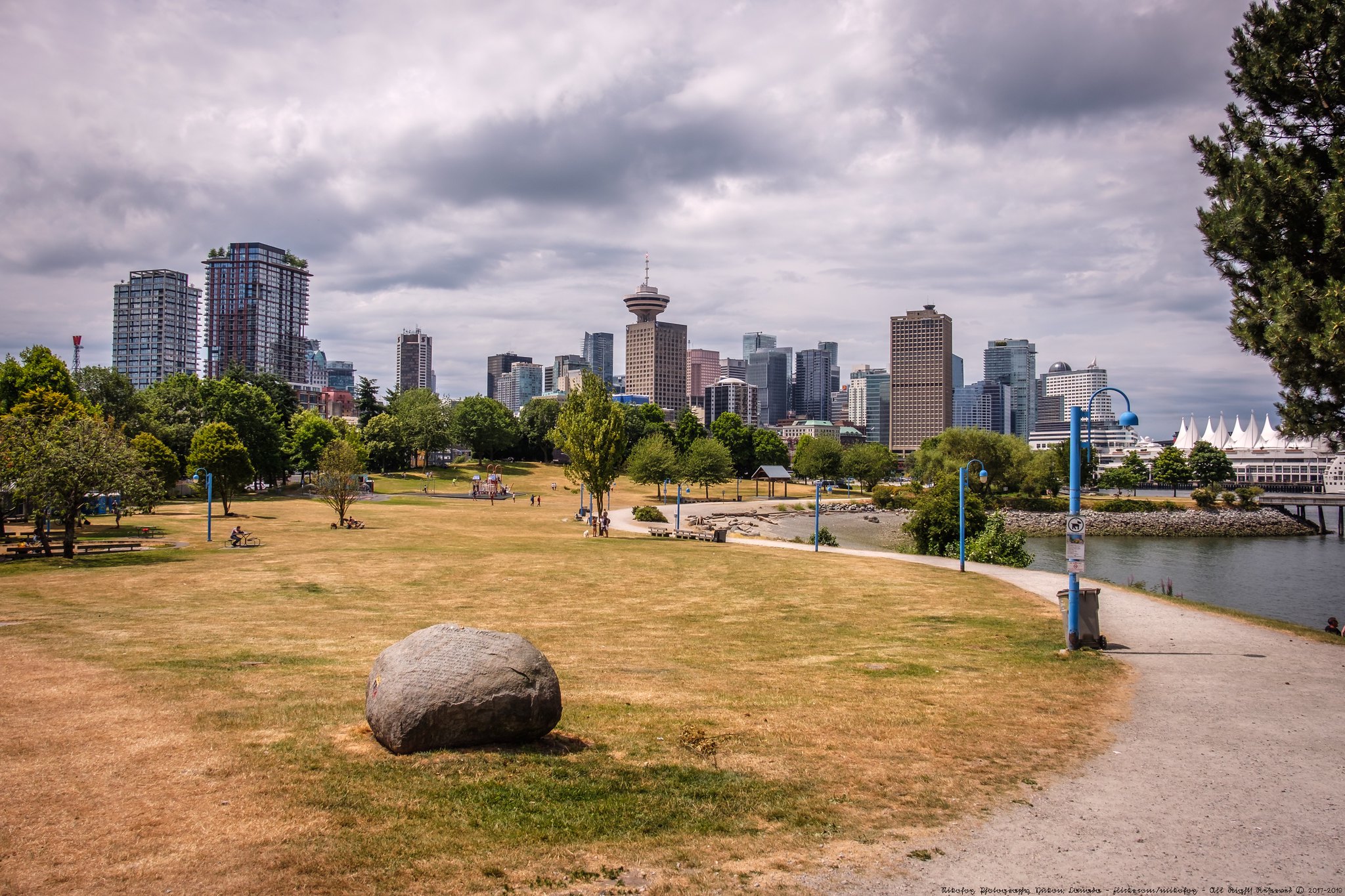 This is a photo of CRAB Park. The encampment is not shown in this photo.