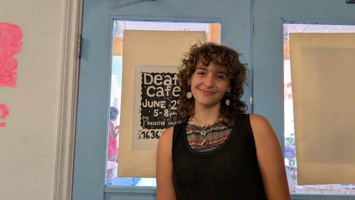 SFU Death Cafe - Noeka This is a photo of Ava Quissy, organizer of the SFU Death Cafe