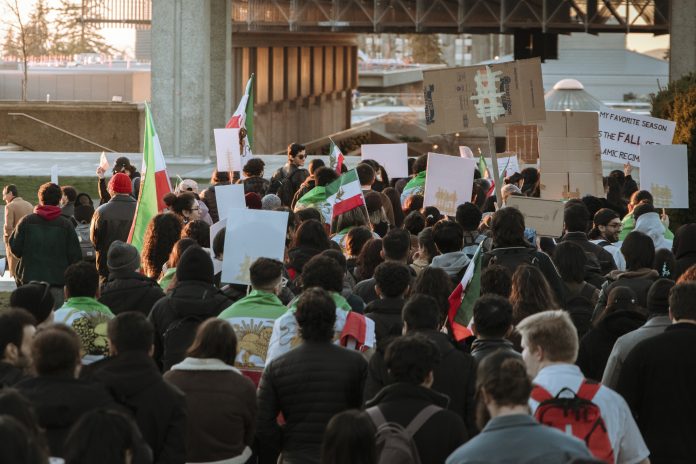 SFU Iran protest