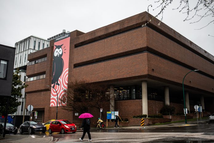 A photo of Hootsuite headquarters.