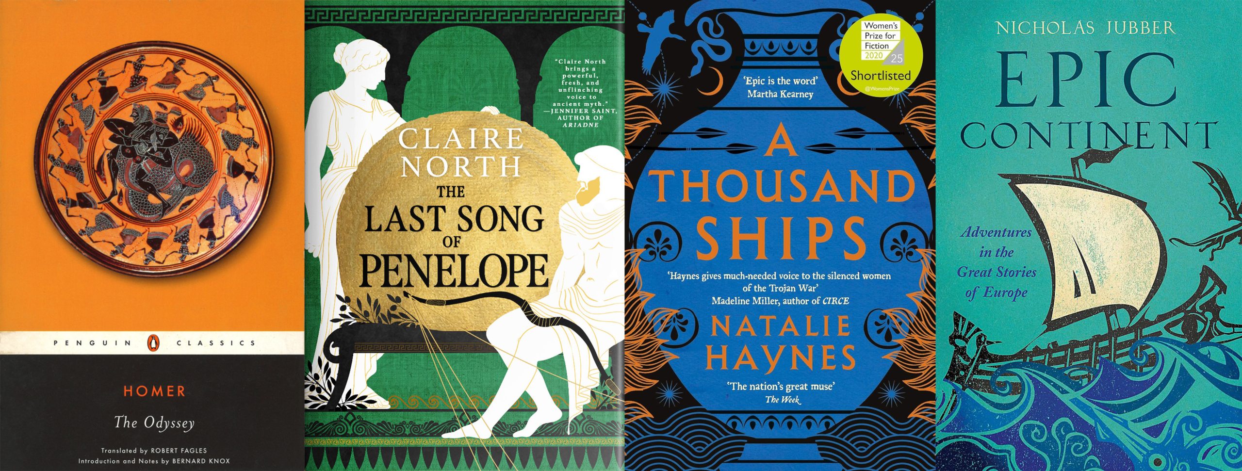 A collage of all four books recommended by Nijjar