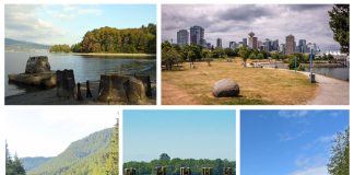 Indigenous place names in so-called Greater Vancouver A collage of photos of places in the lower mainland: Lhuḵw’lhuḵw’áyten (Barnet Marine Park), K’emk’emelay (CRAB Park), Xwmélch’sten (Capilano River and Capilano Indian Reserve No. 5), and Whey-ah-wichen (Cates Park)